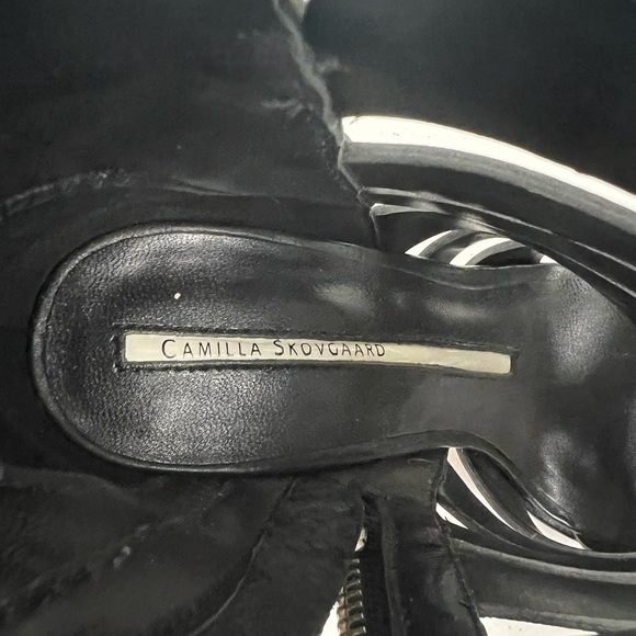 Camilla Skovgaard Black Caged Heels - Size 36 - Picture 9 of 11